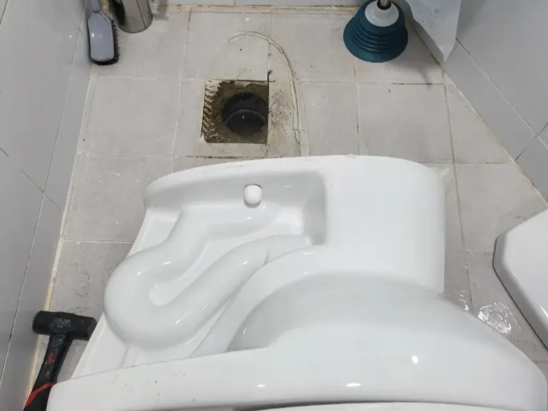 청주 흥덕구 변기막힘 작업사례