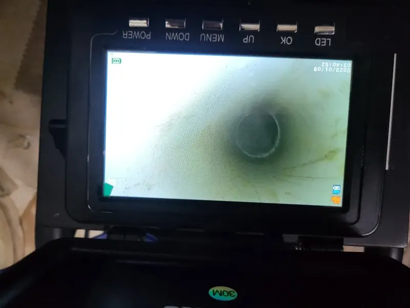 청주 흥덕구 배관 내시경 진단 작업사례
